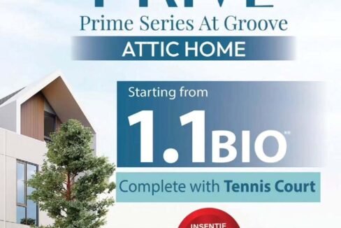 ✨ Hunian Eksklusif dengan Kenyamanan Maksimal ✨PRIVÉ Prime Series at Groove – Attic Home elegan