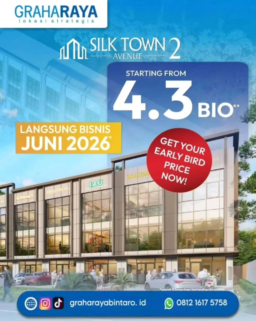 ruko silktown avenue 2